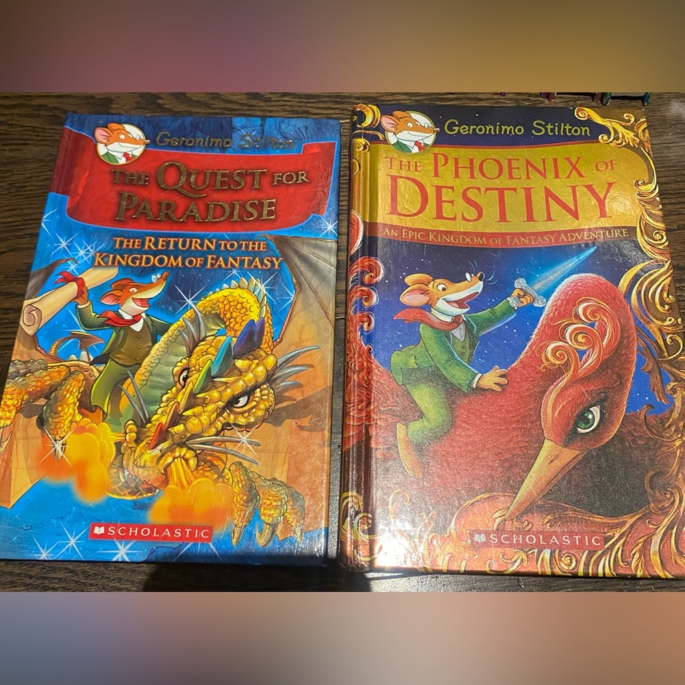 Geronimo Stilton Kingdom of Fantasy Hardcover Books